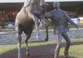 Chiropractic Lexington KY Blue Grass Airport Statue